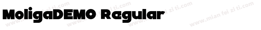 MoligaDEMO Regular字体转换